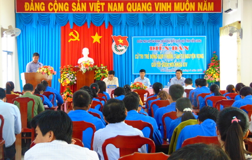 Diễn đàn cử tri trẻ với Đoàn đại biểu Quốc hội tỉnh Tiền Giang khóa XIV, nhiệm kỳ 2016 - 2021